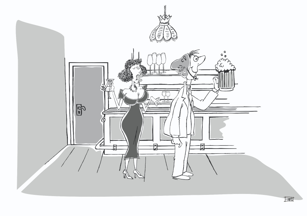 Cartoon: Frisch gezapft.... 1