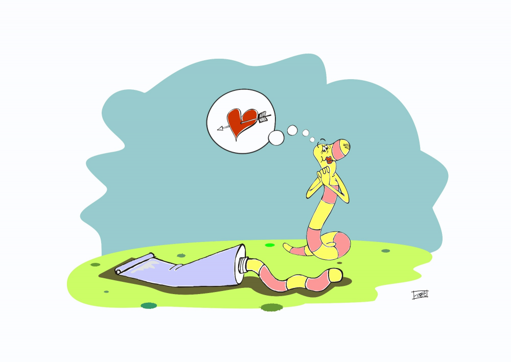 Cartoon: Amors Pfeil 1