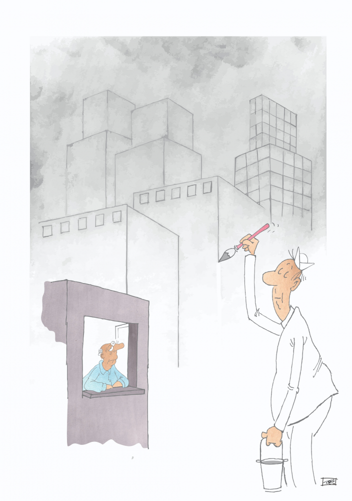 Cartoon: Lüftlmaler 1
