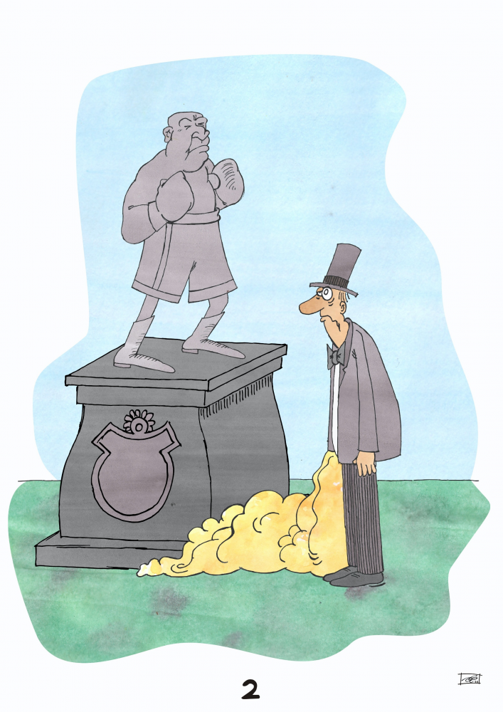 Cartoon: Denkmal 2