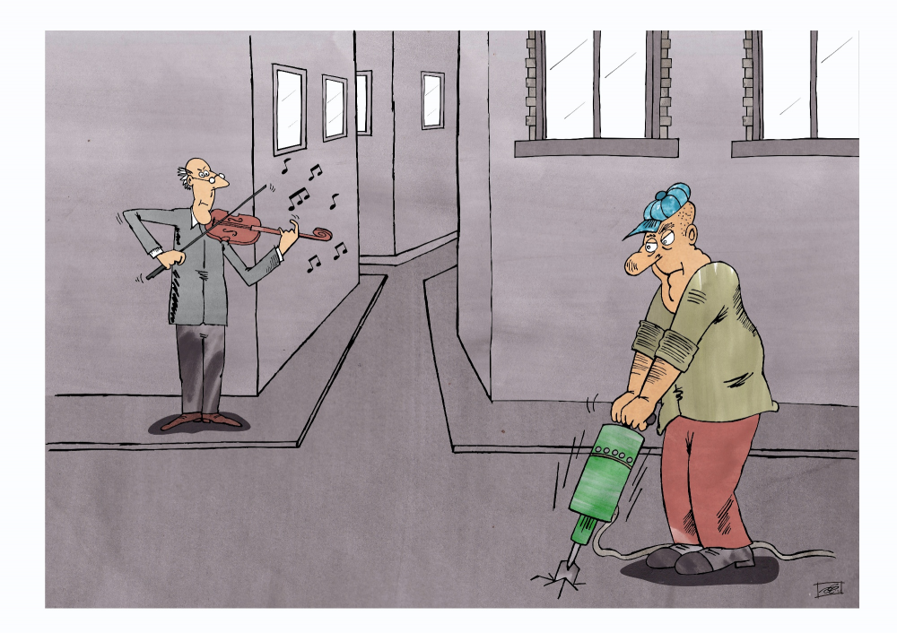 Cartoon: Protest 1