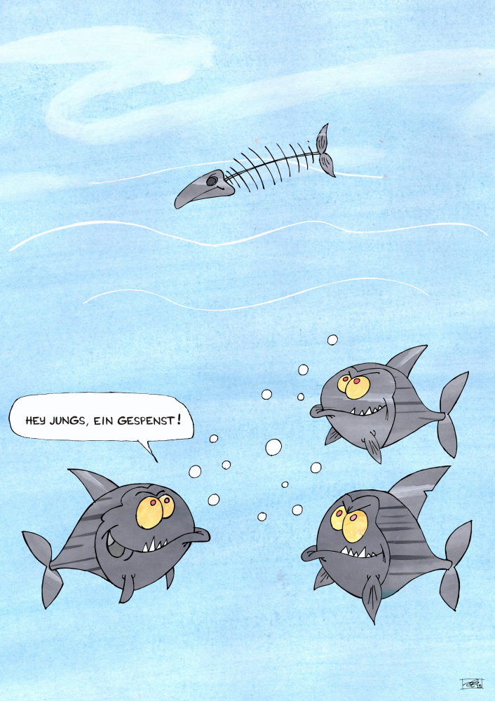 Cartoon: Gespenst 1