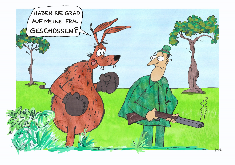Cartoon: Waidmannsheil 1