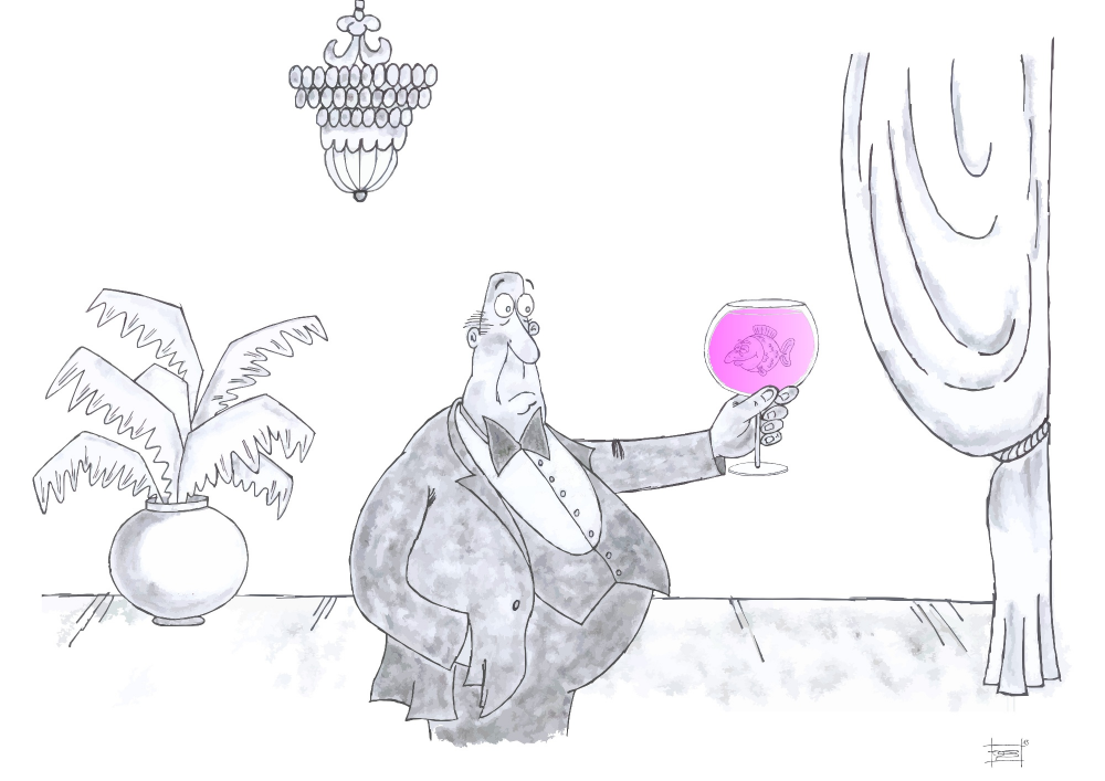 Cartoon: Rotwein 1