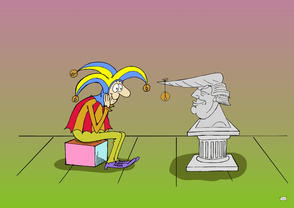 Cartoon: Narr 1