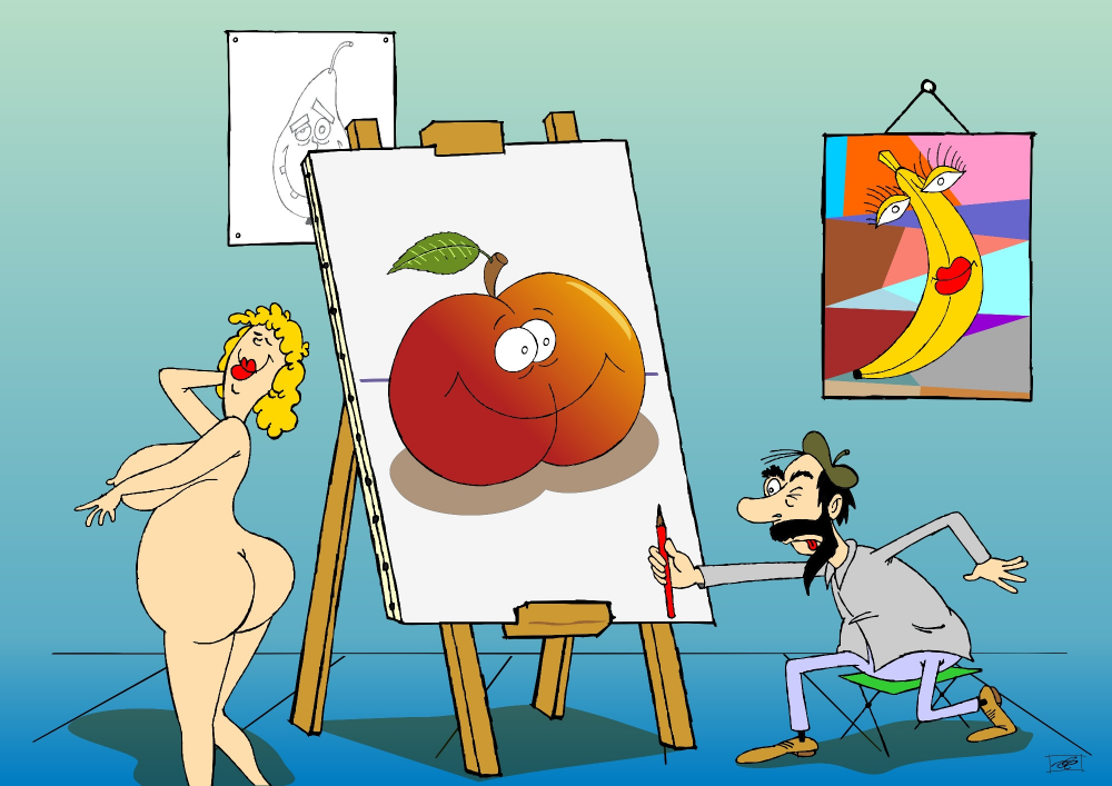 Cartoon: Apfelpo 1