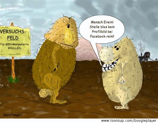 Cartoon: Bio-Kartoffel 1