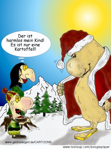 Cartoon: 'Exhibitionistenkartoffel' 1
