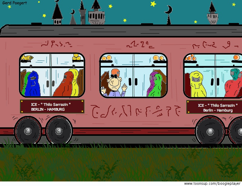 Cartoon: ICE 'SARRAZIN' Anno 2033 1