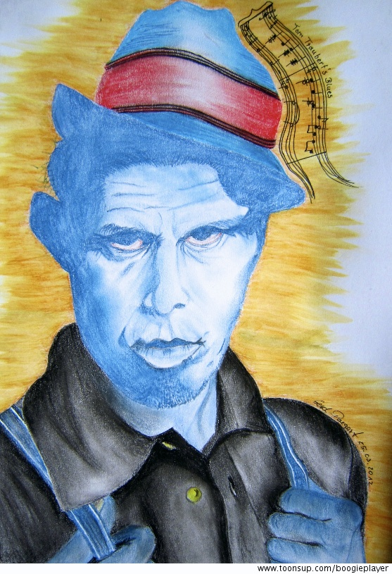 Karrikatur: Tom offfff the Waits 1