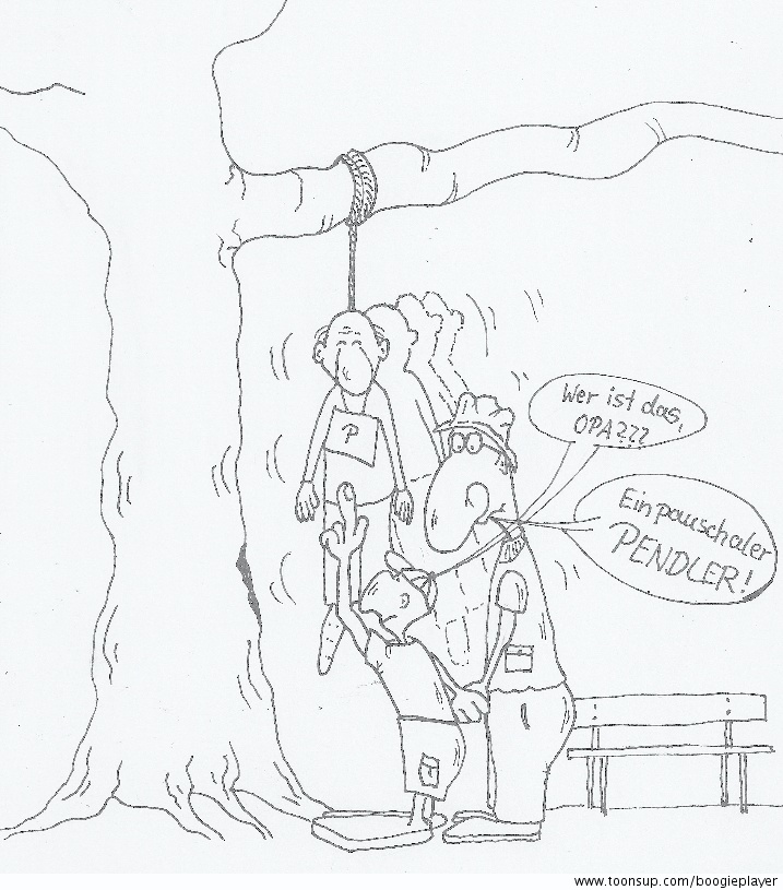 Cartoon: Pendler-Pauschale 1