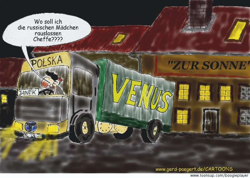 Cartoon: Venustransit an der Sonne vorbei!! 1