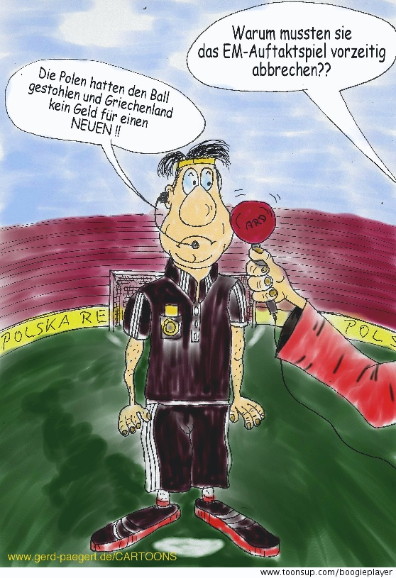 Cartoon: EM-Auftaktspiel 1