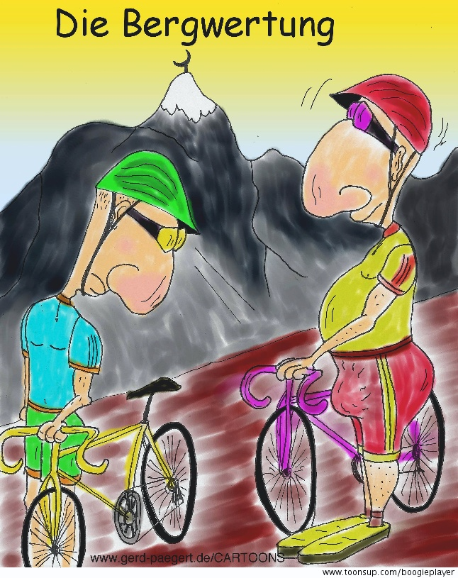Cartoon: Der Neid unter Radsportlern 1