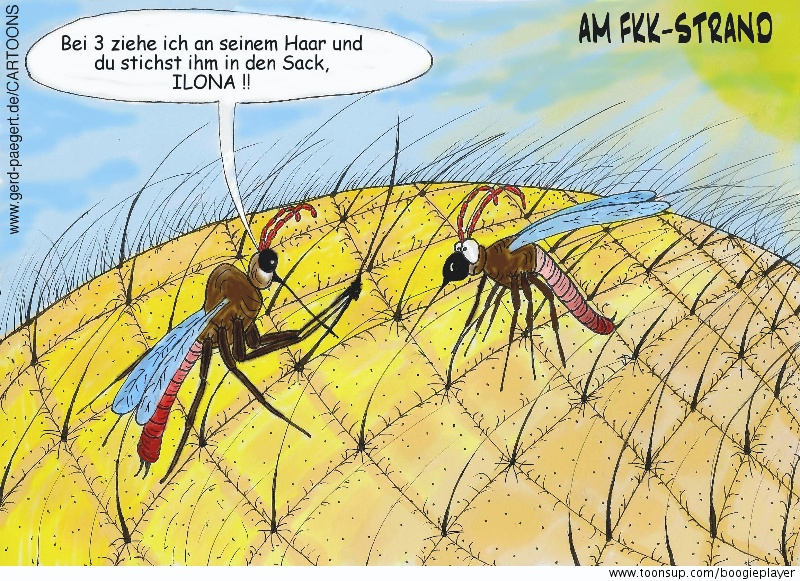 Cartoon: Mückenplage 1