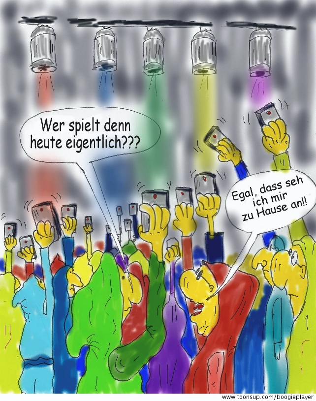 Cartoon: Das Rockkonzert 1