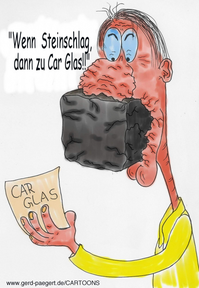 Cartoon: Car Glas 1