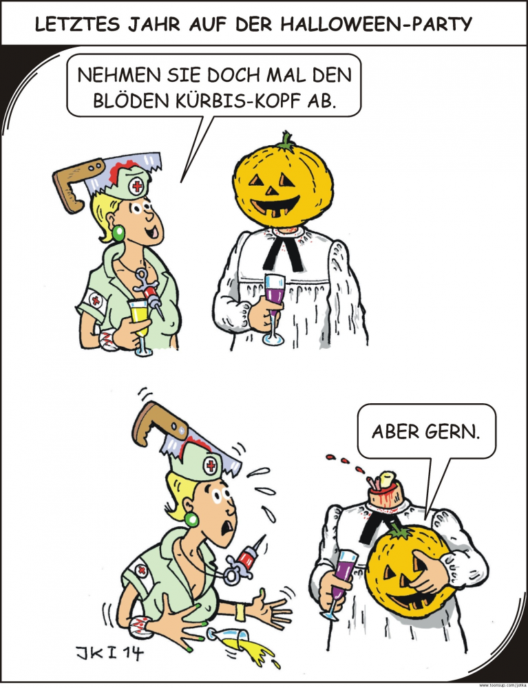 Comic: Kürbiskopf 1
