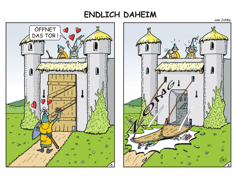 Comic: Endlich daheim 1