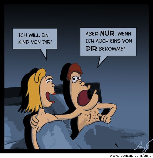 Cartoon: Misstrauen 1