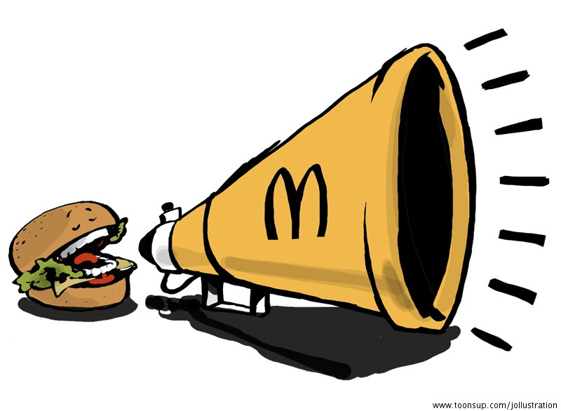 Cartoon: Megaphon 1