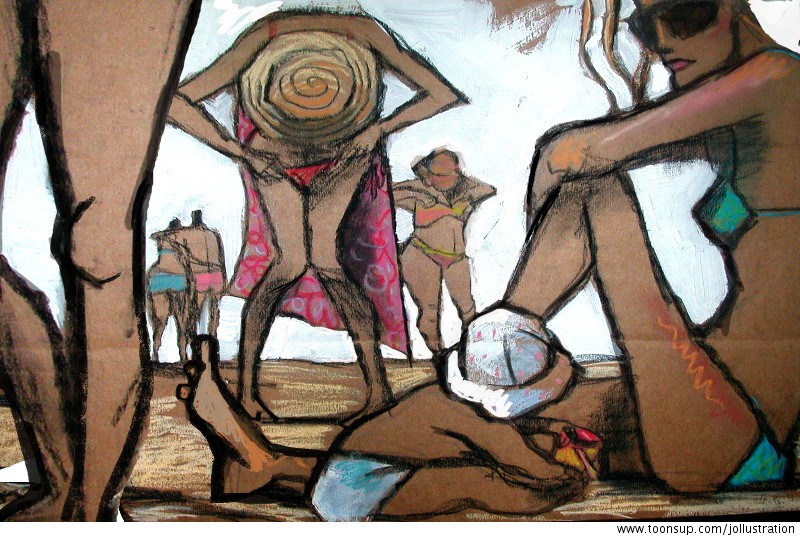 Cartoon: Beachscene1 1