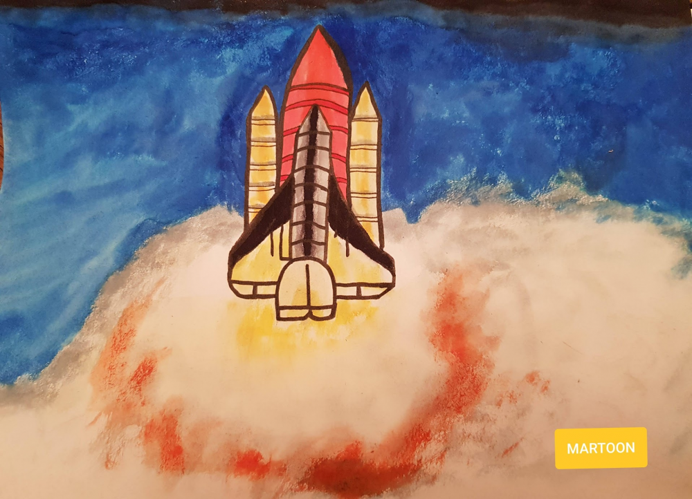 Illustration: Ink20-(16)- RAKETE 1