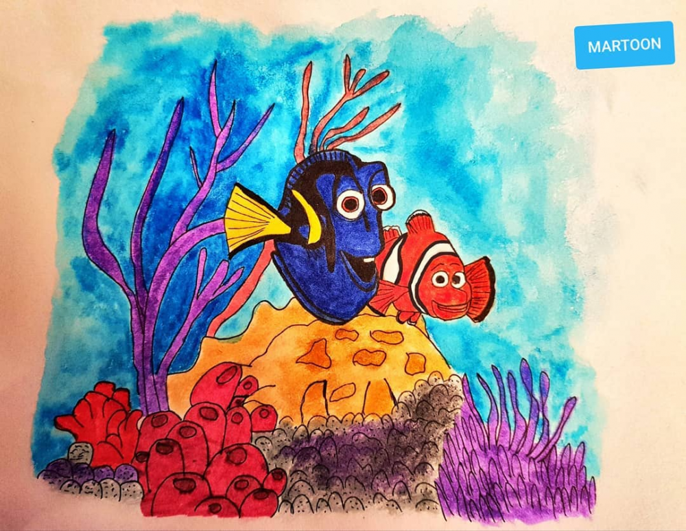 Illustration: Ink20-(20)- KORALLE 1
