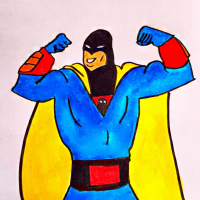 Concept Art / Character Design: Space Ghost 1