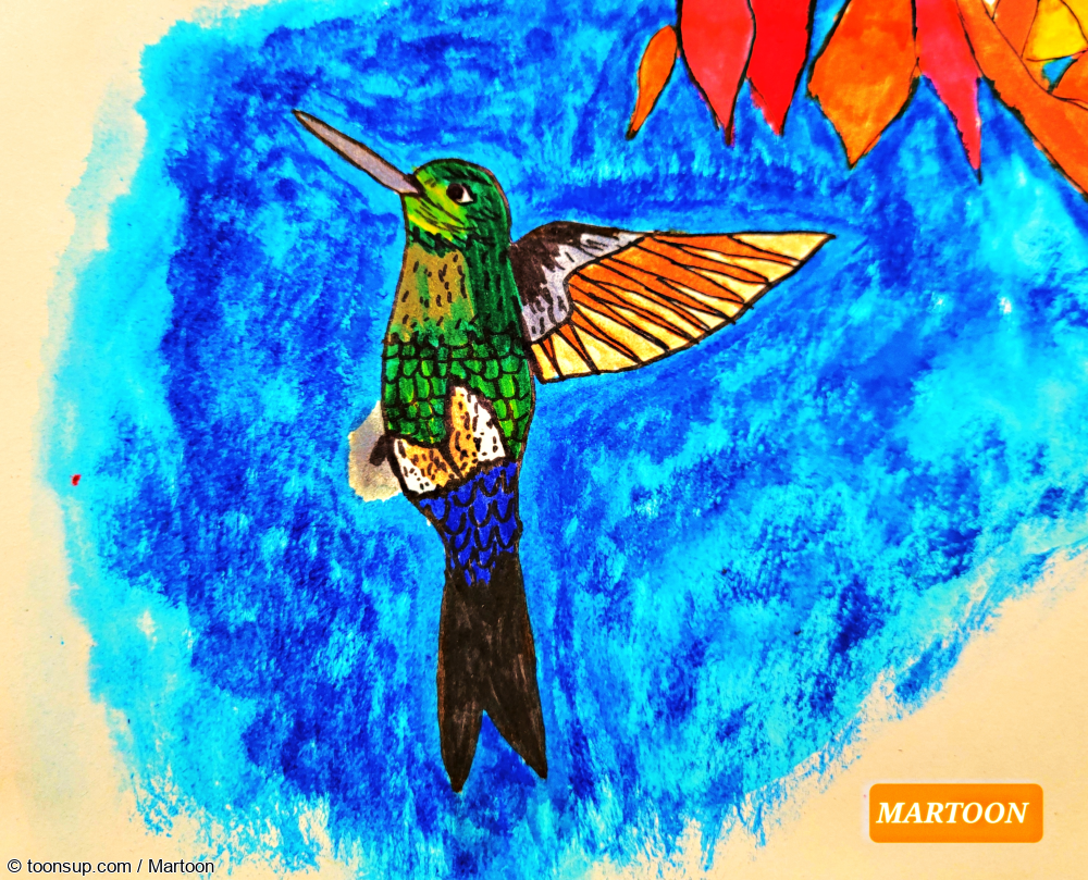Illustration: Septembird 23 - Tag 2 - Kolibri 1