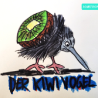 Der Kiwi Vogel