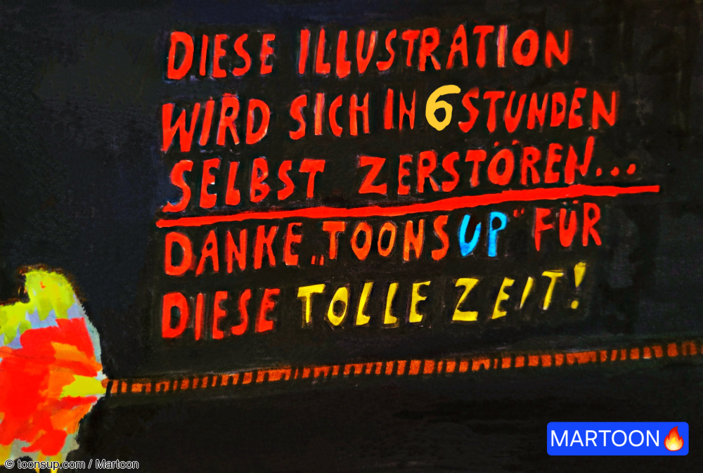 Cartoon: Auf Wiedersehen Toons Up (im wahrsten sinne des Wortes) 1