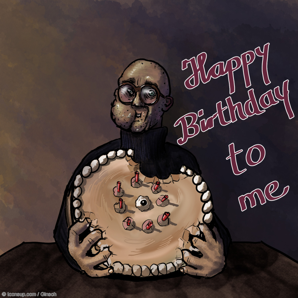 Karrikatur: Happy Birthday to me 1