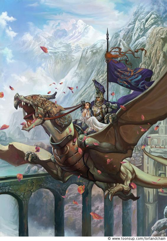 Illustration: Fly to the sky 1