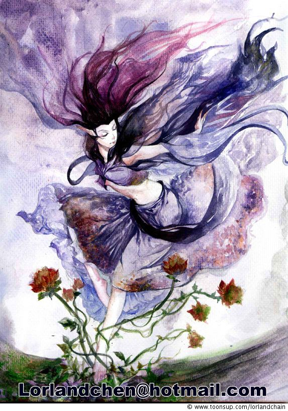 Illustration: flower ocean 1