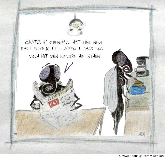 Cartoon: Norovirus im ODW 1