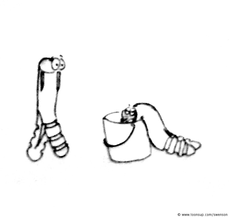 Cartoon: Dübel 2