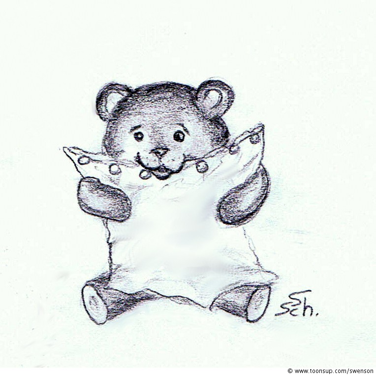 Illustration: Kuschelbär 1