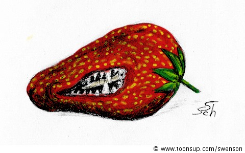 Illustration: Erdbeere 1