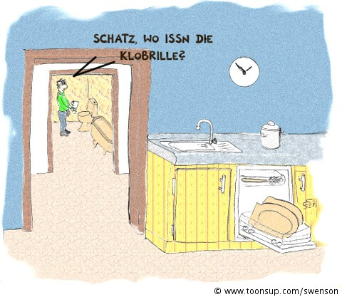 Cartoon: Klobrille 1