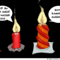bei Kerzenschein