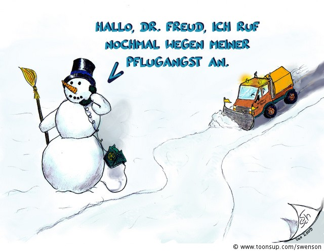 Cartoon: Pflugangst Winteredition 1