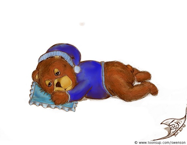 Illustration: Schnarchbärchen 2