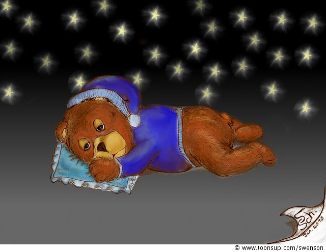 Illustration: Schnarchbärchen 3