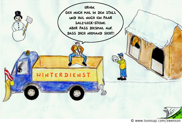 Cartoon: Salzknappheit - Lösung Nr. 219 1
