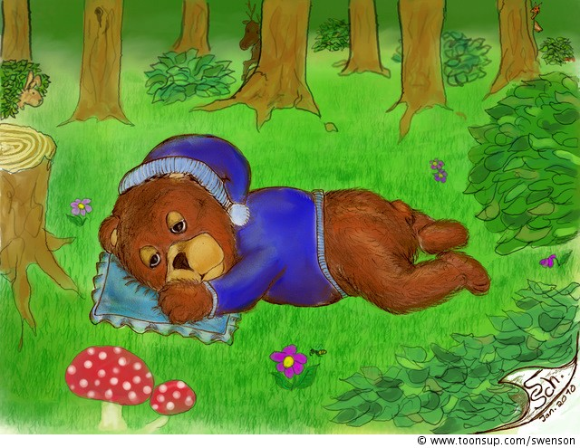 Illustration: Schnarchbärchen (2.Chance) 1