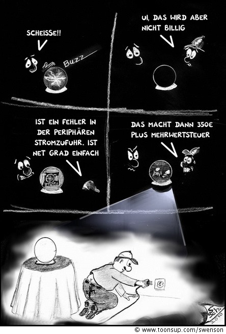 Comic: Schwarzseher vs. Hellmacher 1