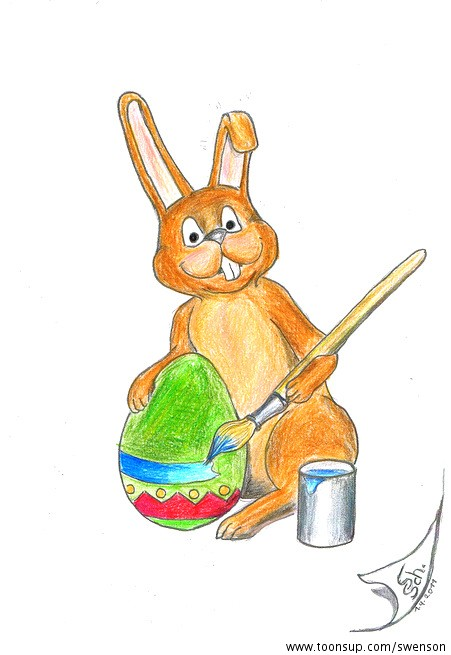 Illustration: Osterhase 2011 2