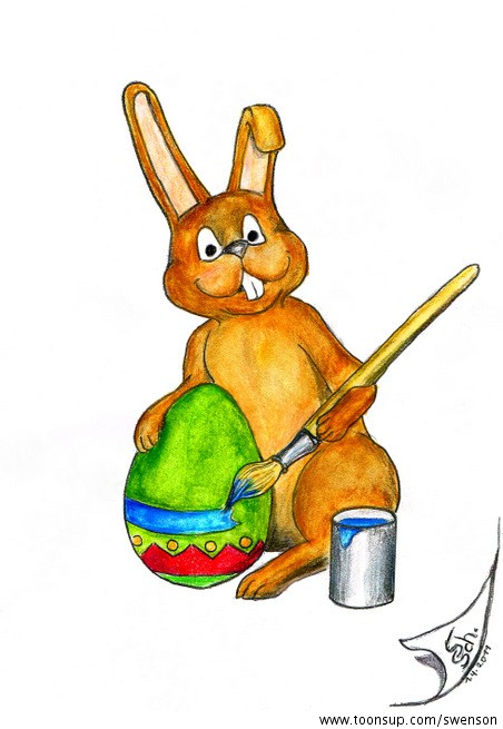 Illustration: Osterhase 2011 3