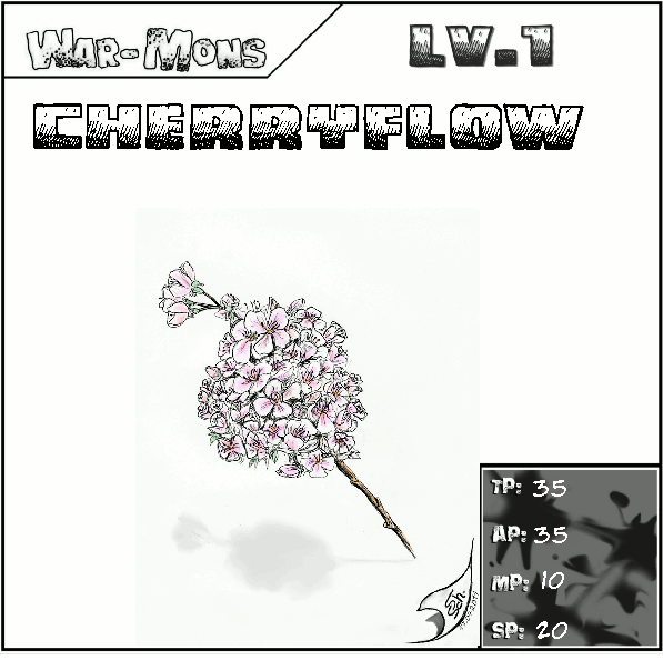 Animation: War-Mon (CHERRYFLOW)  -IDEEN-TEST- 1